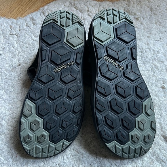 COLUMBIA Mens RIPTIDE II Black and Gray SANDALS Size 11 - Picture 5 of 11